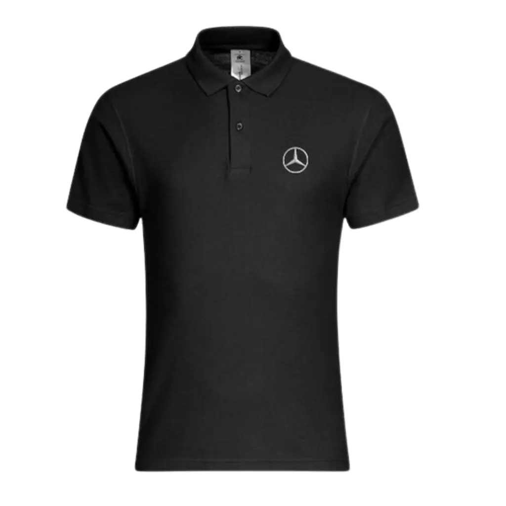 POLO NEGRA DE CABALLERO